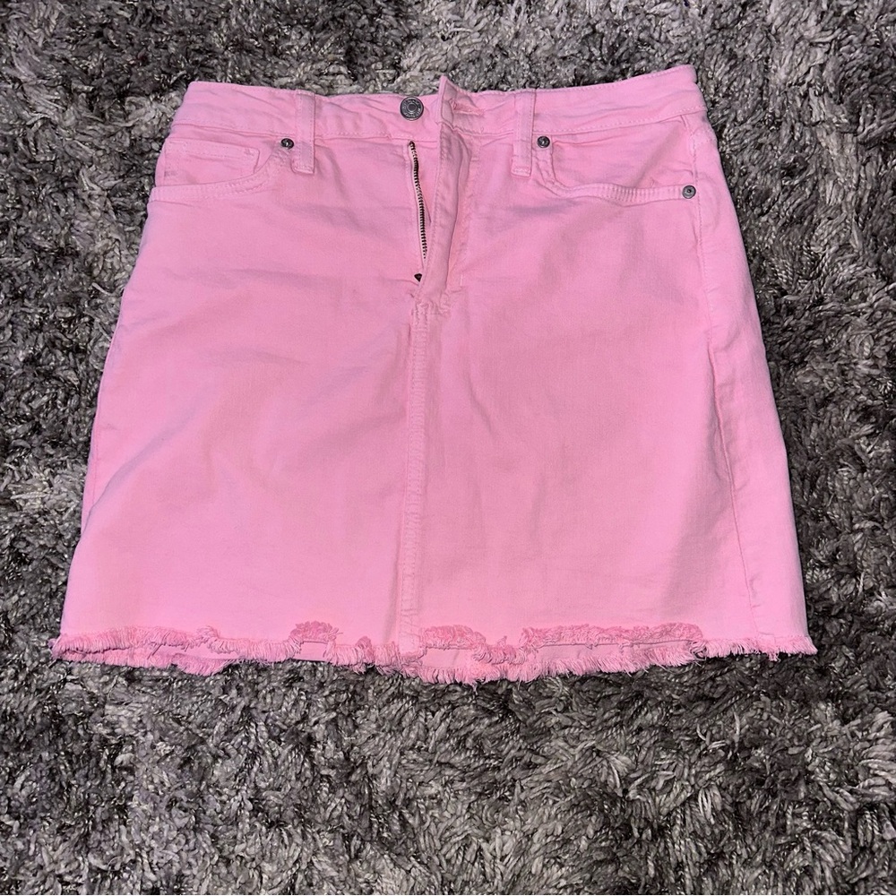 Just Black Light Pink Mini Skirt